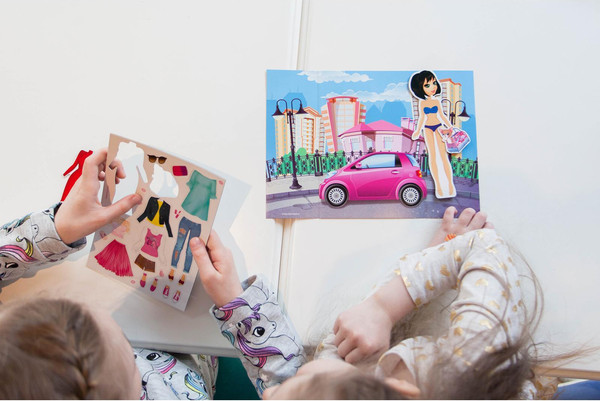 Изображение товара Развивающий игровой набор Happy Valley Магнитный. Одень куклу. Городская модница / 2738652