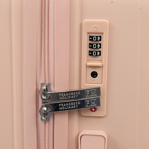 Изображение товара Чемодан на колесах Francesco Molinary 344-003/2-20LPK (светло-розовый)