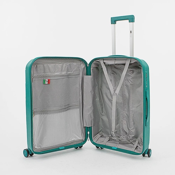 Изображение товара Чемодан на колесах Francesco Molinary 344-003/3-24BIR (бирюзовый)