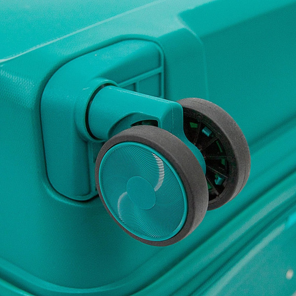 Изображение товара Чемодан на колесах Francesco Molinary 344-003/3-28BIR (бирюзовый)