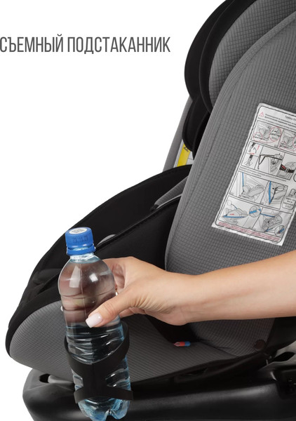 Изображение товара Автокресло Zlatek Cruiser Isofix Lux / KRES4082 (черный/серый)