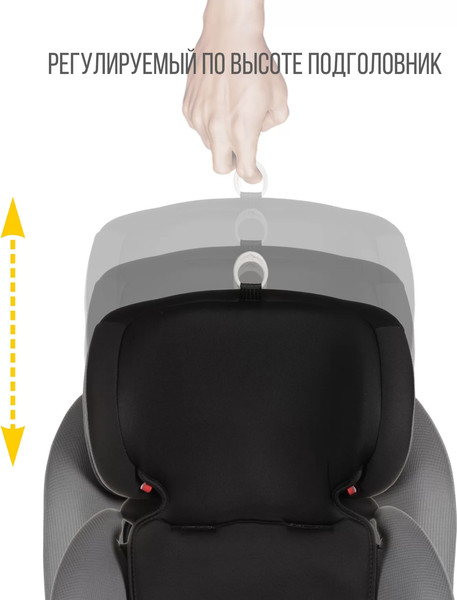 Изображение товара Автокресло Zlatek Cruiser Isofix Lux / KRES4082 (черный/серый)