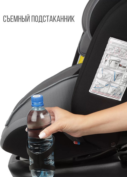 Изображение товара Автокресло Zlatek Cruiser Isofix Lux / KRES3951 (серый/черный)
