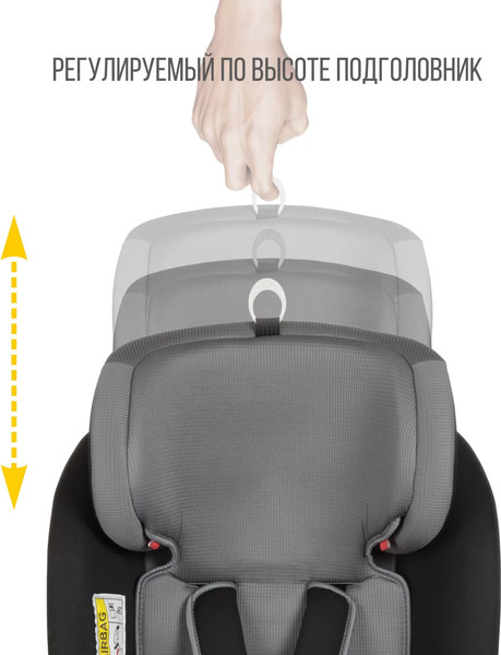 Изображение товара Автокресло Zlatek Cruiser Isofix Lux / KRES3951 (серый/черный)