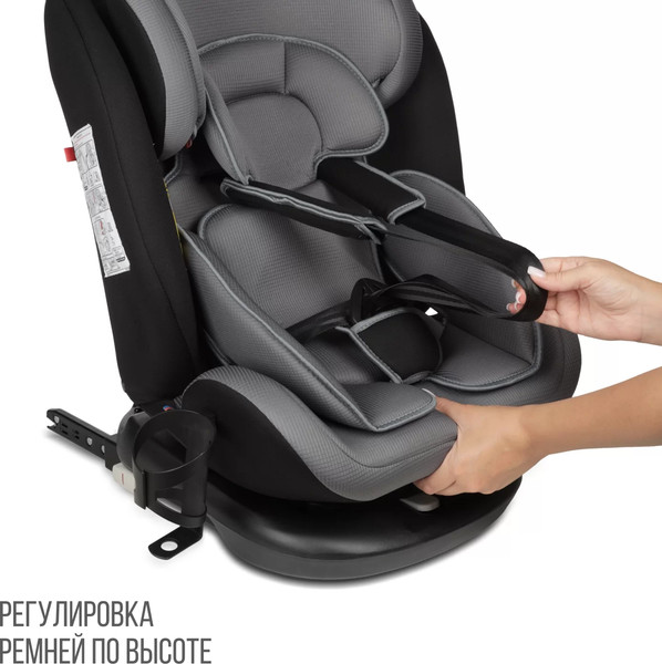 Изображение товара Автокресло Zlatek Cruiser Isofix Lux / KRES3951 (серый/черный)