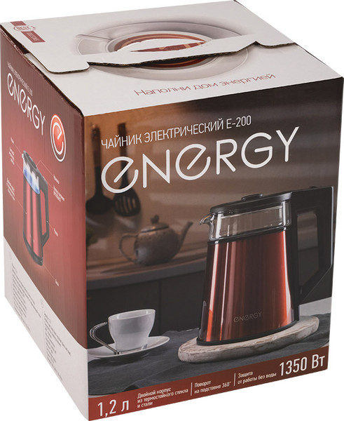 Изображение товара Электрочайник Energy E-200 / 107012 (красный)