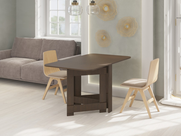 Изображение товара Стол-книга Премиум Узкий Овальный (венге)