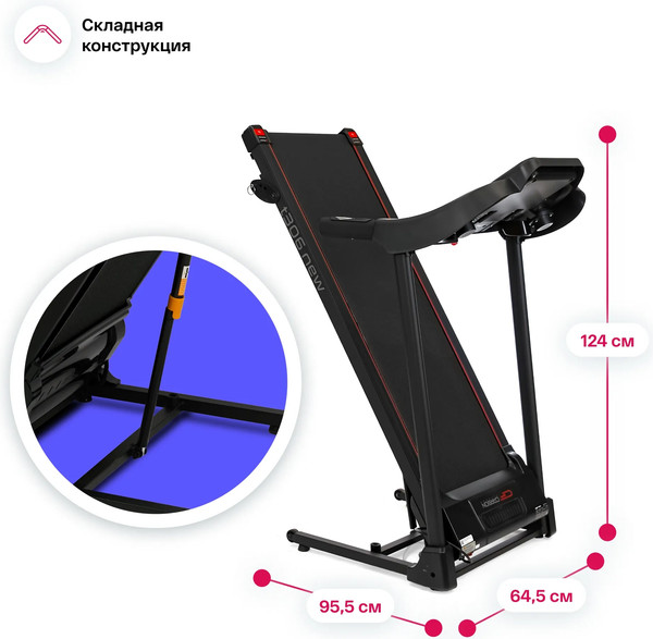 Изображение товара Электрическая беговая дорожка Carbon Fitness T306 NEW