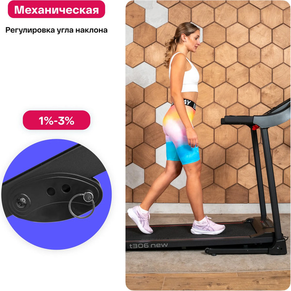 Изображение товара Электрическая беговая дорожка Carbon Fitness T306 NEW