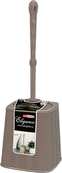 Изображение товара Ершик для унитаза Эльфпласт Elegance / EP377 (серый/коричневый)