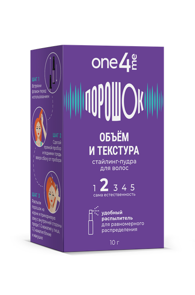 Изображение товара Текстурирующая пудра для волос One4me Объем и текстура (10г)