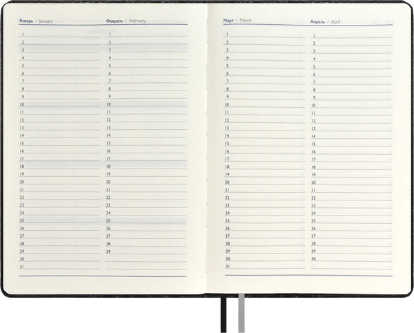 Изображение товара Ежедневник Escalada Аллигатор / 67177 (160л, черный)