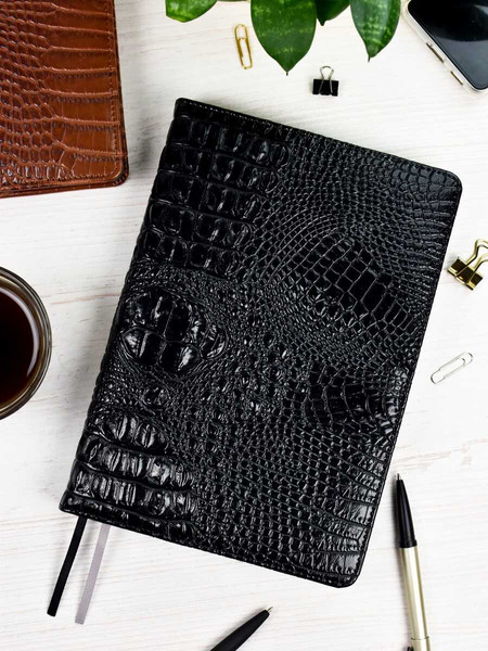 Изображение товара Ежедневник Escalada Аллигатор / 67177 (160л, черный)