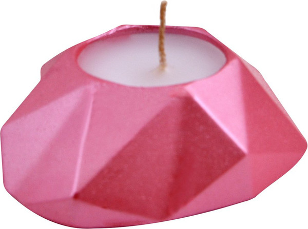 Изображение товара Свеча Мультидом Декоративная с подсвечником Сердце грань МС5-202