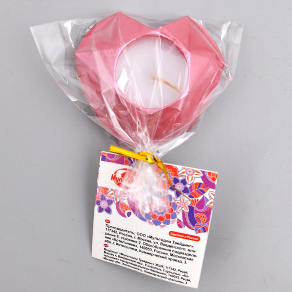 Изображение товара Свеча Мультидом Декоративная с подсвечником Сердце грань МС5-202