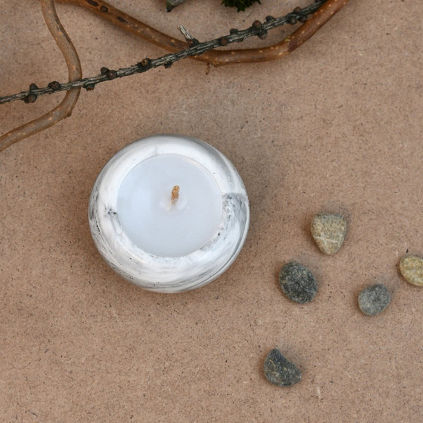 Изображение товара Свеча Мультидом Декоративная с подсвечником Сфера МС5-203