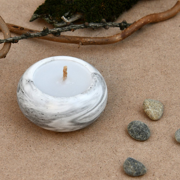 Изображение товара Свеча Мультидом Декоративная с подсвечником Сфера МС5-203