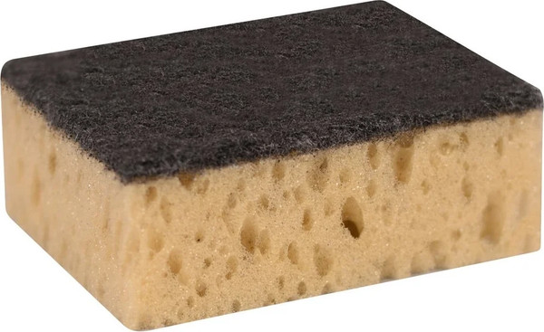 Изображение товара Набор губок для мытья посуды Мультидом ПМ62-70 (5шт, бежевый/черный)