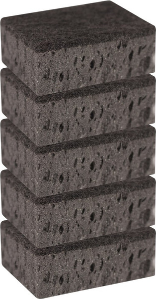 Изображение товара Набор губок для мытья посуды Мультидом ПМ62-72 (5шт, серый/черный)