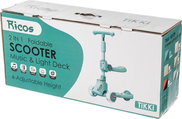 Изображение товара Самокат детский Ricos TiKKi KB109 (бирюзовый)