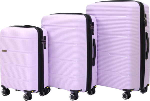 Изображение товара Набор чемоданов PRIDE РР-203 (3шт, сиреневый)