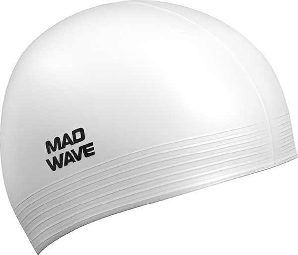 Изображение товара Шапочка для плавания Mad Wave Solid (белый)