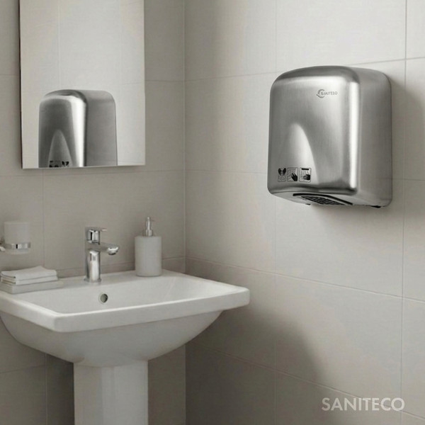 Изображение товара Сушилка для рук Saniteco M-165S (1650W, матовый)