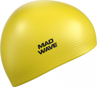 Изображение товара Шапочка для плавания Mad Wave Solid (желтый)