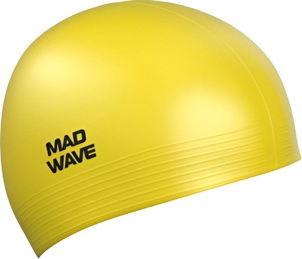Изображение товара Шапочка для плавания Mad Wave Solid (желтый)