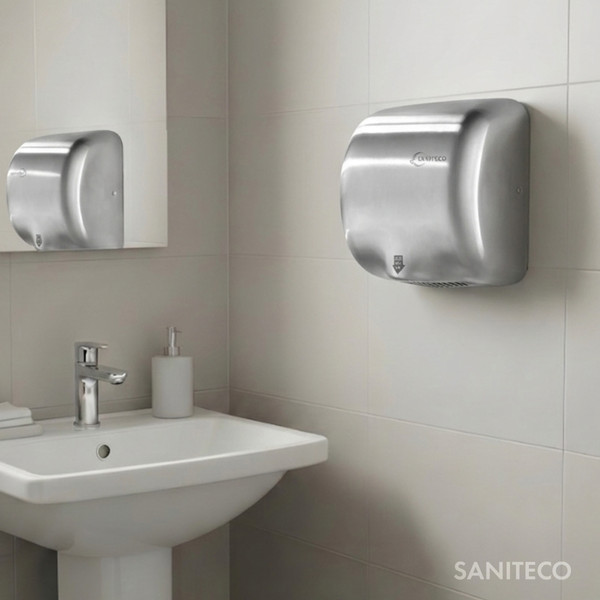 Изображение товара Сушилка для рук Saniteco M-9999 (1200W, матовый)