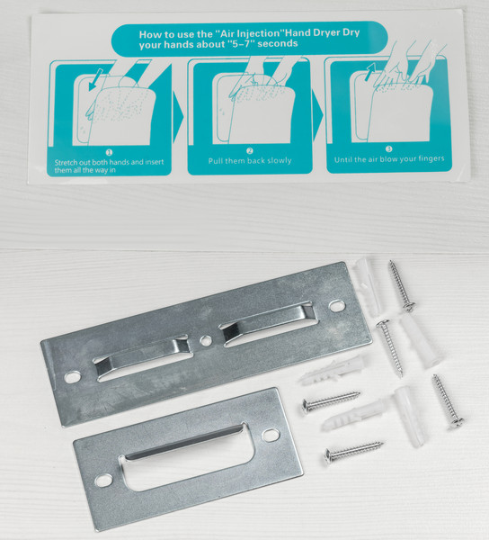 Изображение товара Сушилка для рук Saniteco M-6666G (2000W, серый)