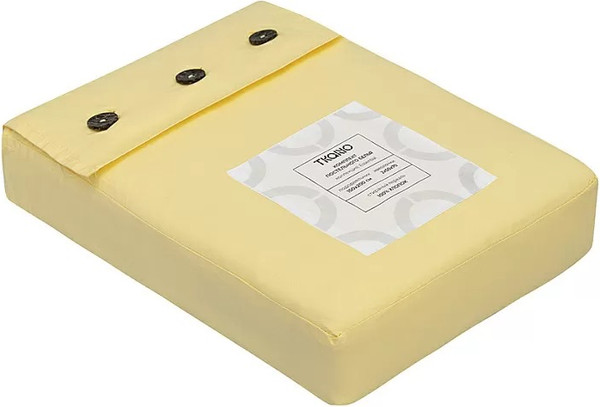 Изображение товара Комплект постельного белья Tkano Essential TK24-DC0022 (светло-желтый)