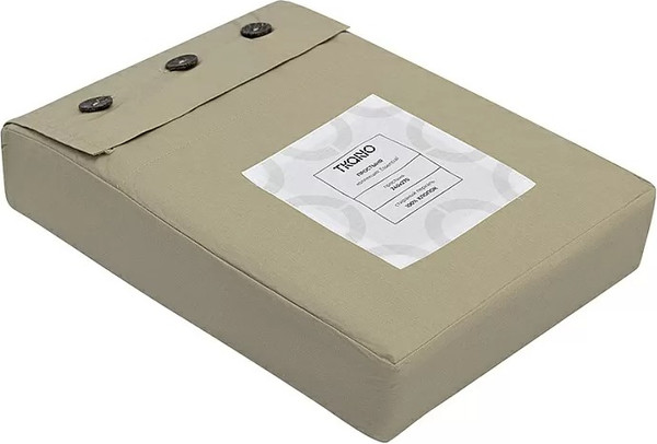 Изображение товара Простыня Tkano Essential TK24-SH0016 (бежевый/серый)