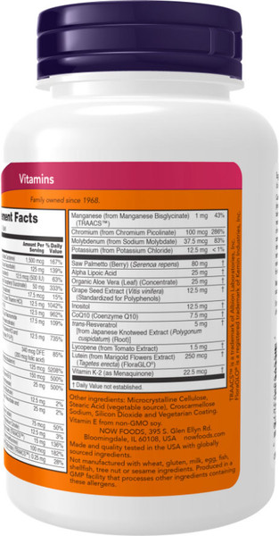 Изображение товара Витаминно-минеральный комплекс NOW ADAM Men's Multi (120таблеток)