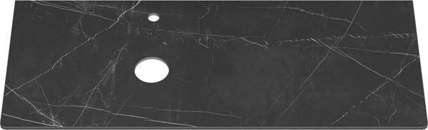 Изображение товара Тумба под умывальник Misty Роял 120 / П-Роя-01120-021П2Я+VS03-120 (подвесная, черный)