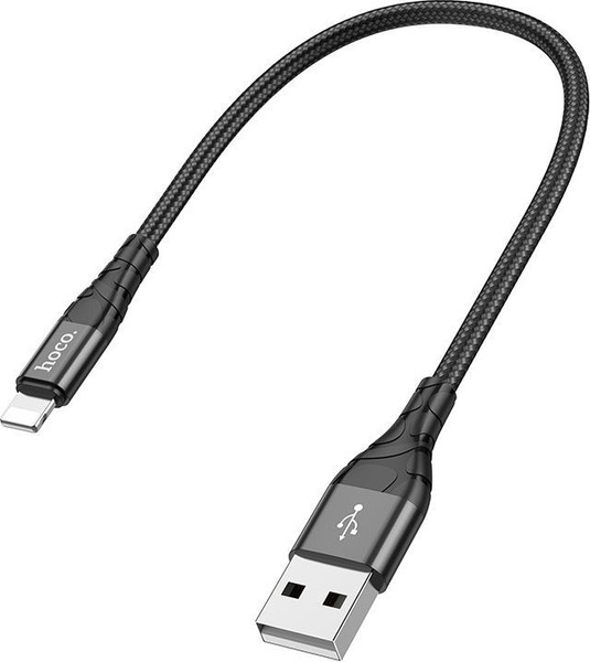 Изображение товара Кабель Hoco DU02 Lightning (0.25м, черный)