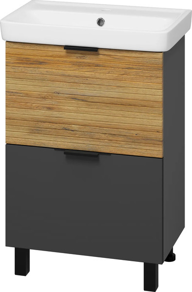 Изображение товара Тумба с умывальником Misty Форест 60 / Э-Фор-07060-0219-2Я+БП-э0002705
