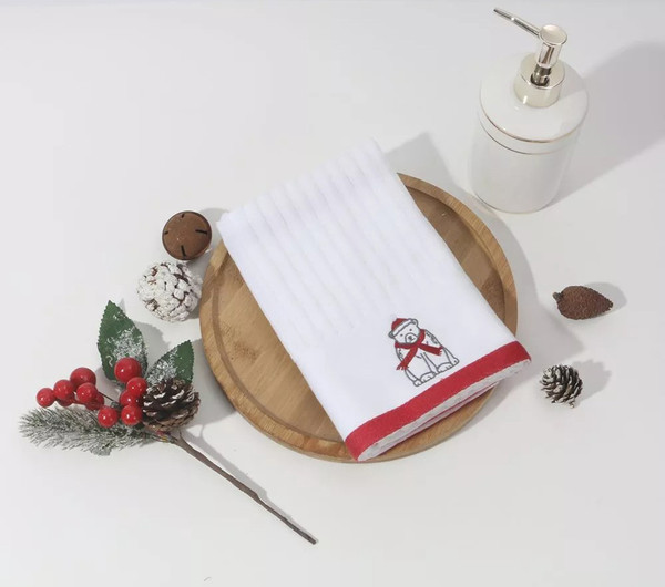 Изображение товара Полотенце Arya Polar Bears (40x60, белый)