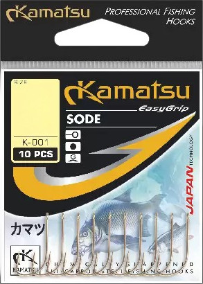 Изображение товара Набор крючков рыболовных KAMATSU Sode Bln / 510100314 (10шт)