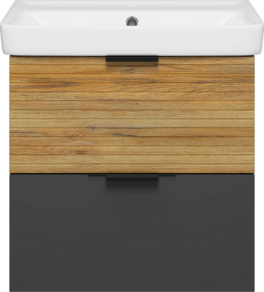 Изображение товара Тумба с умывальником Misty Форест 60 / Э-Фор-09060-0219-2Я+БП-э0002705