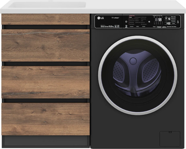 Изображение товара Тумба с умывальником Misty Коломбо 60 / П-Кол06060-0113Я+5216120