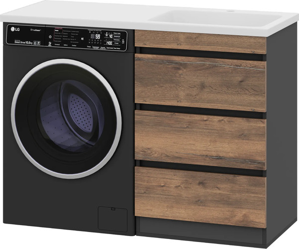 Изображение товара Тумба с умывальником Misty Коломбо 60 / П-Кол06060-0113Я+5217120