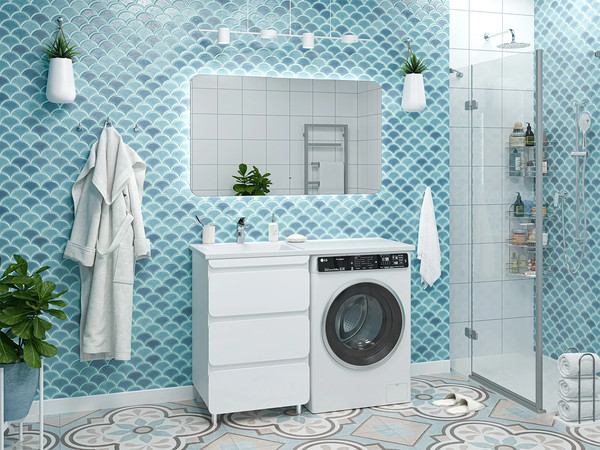 Изображение товара Тумба с умывальником Misty Чегет 55 / П-Чег-01055-01Н3Я+5217120