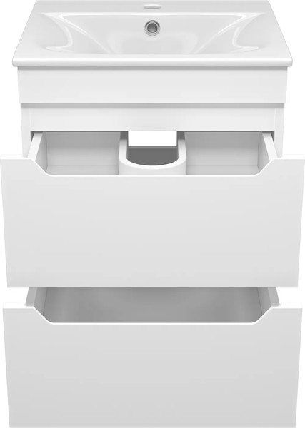Изображение товара Тумба с умывальником Misty Бриз 50 / П-Бри-09050-012Я+WB.FN/Breeze/50-C/WHT.G/S1