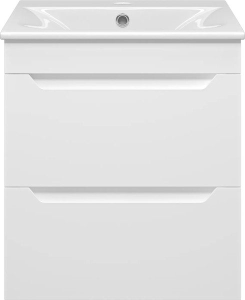 Изображение товара Тумба с умывальником Misty Бриз 50 / П-Бри-09050-012Я+WB.FN/Breeze/50-C/WHT.G/S1