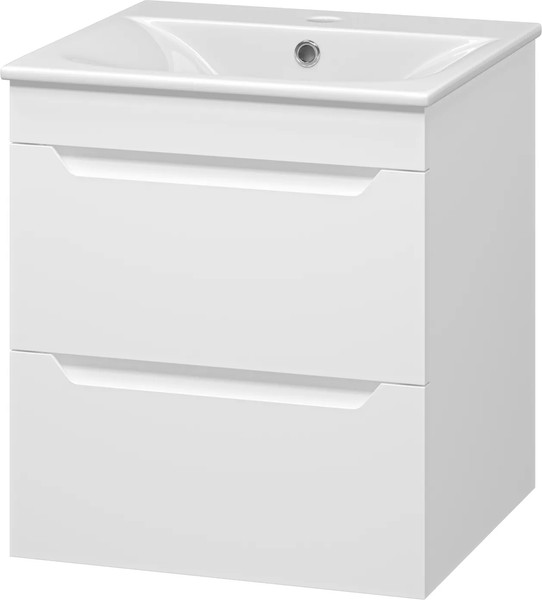 Изображение товара Тумба с умывальником Misty Бриз 50 / П-Бри-09050-012Я+WB.FN/Breeze/50-C/WHT.G/S1