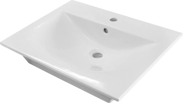 Изображение товара Тумба с умывальником Misty Бриз 60 / П-Бри-09060-012Я+WB.FN/Breeze/60-C/WHT.G/S1