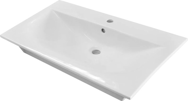 Изображение товара Тумба с умывальником Misty Бриз 80 / П-Бри-09080-012Я+WB.FN/Breeze/80-C/WHT.G/S1