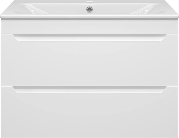 Изображение товара Тумба с умывальником Misty Бриз 80 / П-Бри-09080-012Я+WB.FN/Breeze/80-C/WHT.G/S1