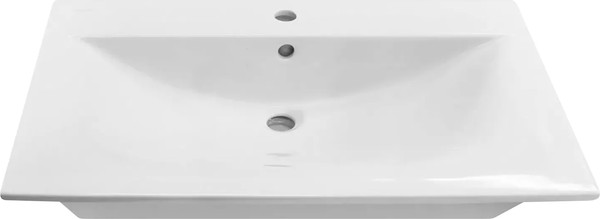 Изображение товара Тумба с умывальником Misty Бриз 80 / П-Бри-09080-012Я+WB.FN/Breeze/80-C/WHT.G/S1